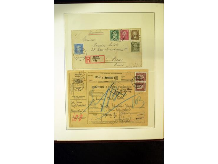 1902/45, postfrische, ungebrauchte und oft zusätzlich gestempelte reichhaltige Sammlung, in den Hauptnummern komplett (IV nur
