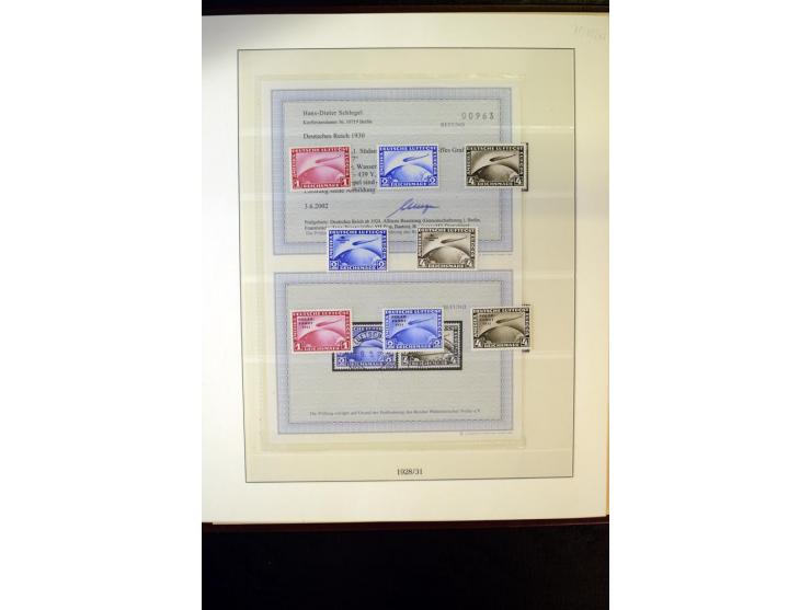1902/45, postfrische, ungebrauchte und oft zusätzlich gestempelte reichhaltige Sammlung, in den Hauptnummern komplett (IV nur
