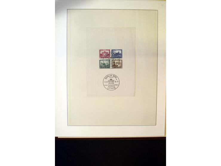1902/45, postfrische, ungebrauchte und oft zusätzlich gestempelte reichhaltige Sammlung, in den Hauptnummern komplett (IV nur