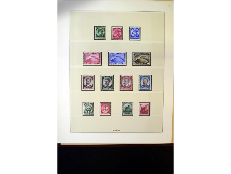 1902/45, postfrische, ungebrauchte und oft zusätzlich gestempelte reichhaltige Sammlung, in den Hauptnummern komplett (IV nur