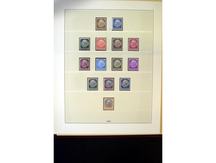 1902/45, postfrische, ungebrauchte und oft zusätzlich gestempelte reichhaltige Sammlung, in den Hauptnummern komplett (IV nur