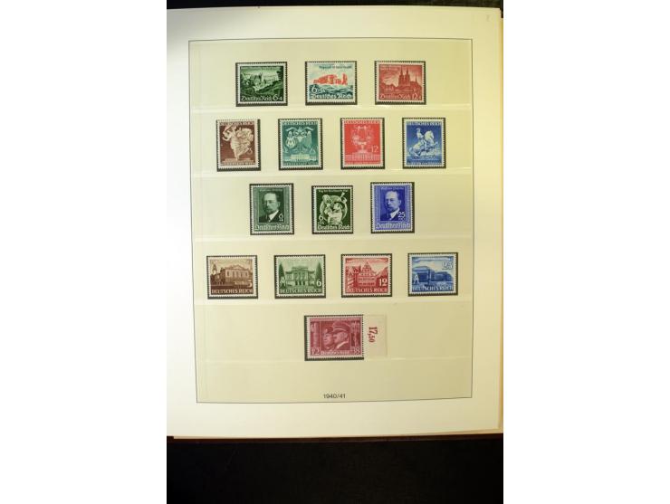 1902/45, postfrische, ungebrauchte und oft zusätzlich gestempelte reichhaltige Sammlung, in den Hauptnummern komplett (IV nur