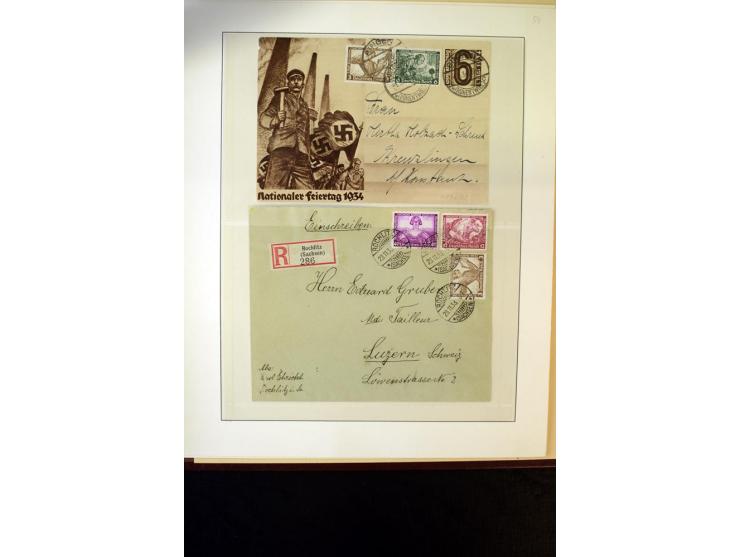 1902/45, postfrische, ungebrauchte und oft zusätzlich gestempelte reichhaltige Sammlung, in den Hauptnummern komplett (IV nur
