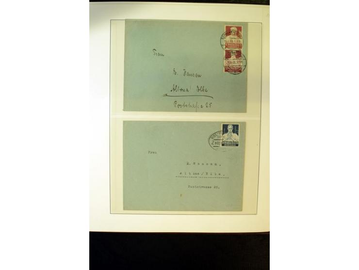 1902/45, postfrische, ungebrauchte und oft zusätzlich gestempelte reichhaltige Sammlung, in den Hauptnummern komplett (IV nur