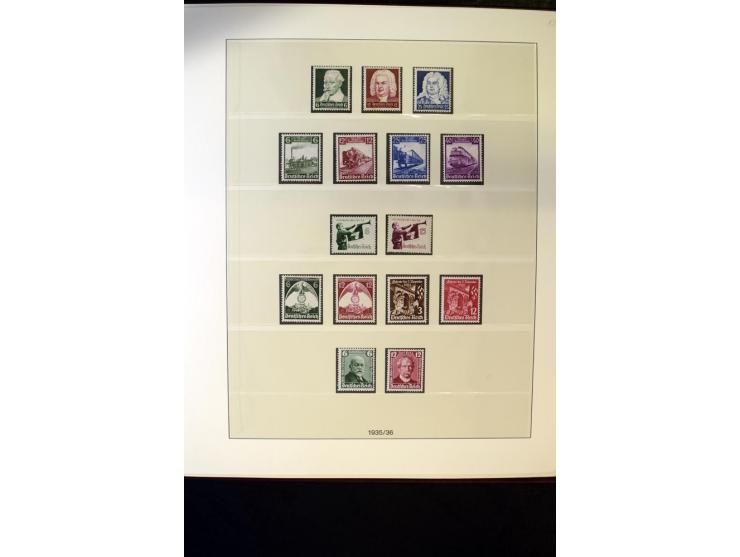 1902/45, postfrische, ungebrauchte und oft zusätzlich gestempelte reichhaltige Sammlung, in den Hauptnummern komplett (IV nur