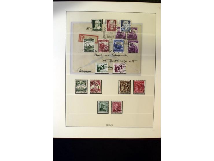 1902/45, postfrische, ungebrauchte und oft zusätzlich gestempelte reichhaltige Sammlung, in den Hauptnummern komplett (IV nur