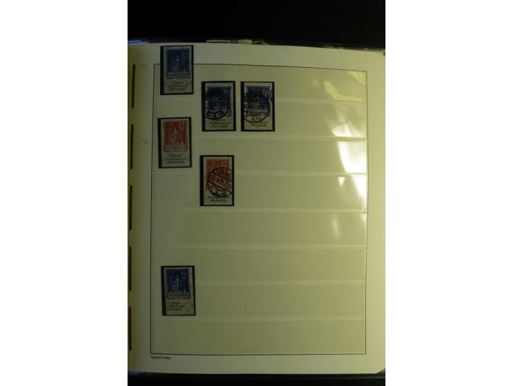 1917/23, Inflation: postfrische, ungebrauchte und gestempelte Sammlung mit vielen guten Werten und besseren Farben, dabei Mi.
