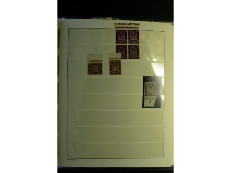 1917/23, Inflation: postfrische, ungebrauchte und gestempelte Sammlung mit vielen guten Werten und besseren Farben, dabei Mi.