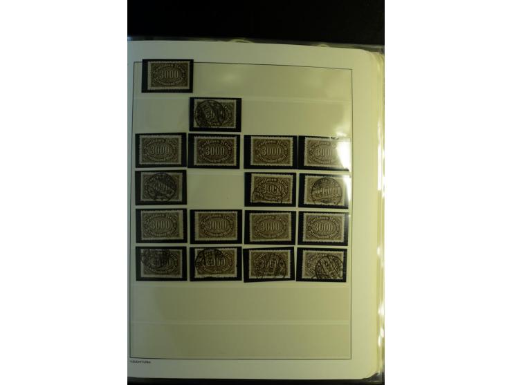 1917/23, Inflation: postfrische, ungebrauchte und gestempelte Sammlung mit vielen guten Werten und besseren Farben, dabei Mi.