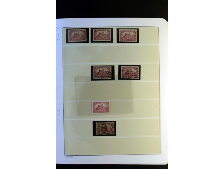 1917/23, Inflation: postfrische, ungebrauchte und gestempelte Sammlung mit vielen guten Werten und besseren Farben, dabei Mi.