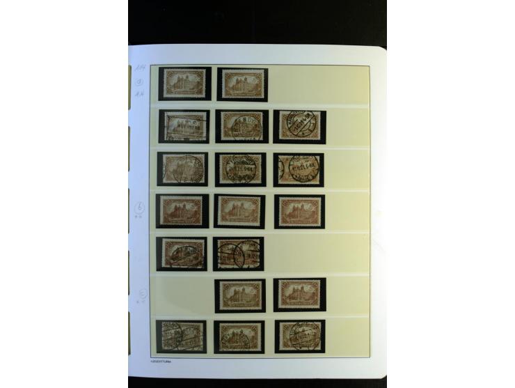 1917/23, Inflation: postfrische, ungebrauchte und gestempelte Sammlung mit vielen guten Werten und besseren Farben, dabei Mi.