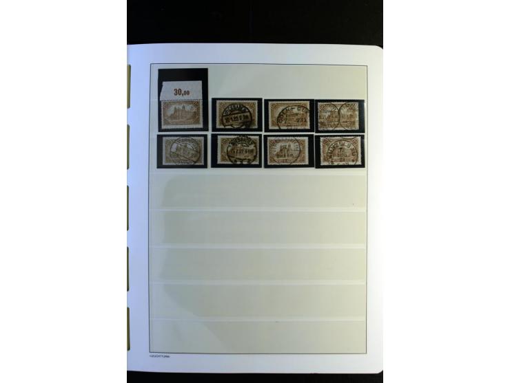 1917/23, Inflation: postfrische, ungebrauchte und gestempelte Sammlung mit vielen guten Werten und besseren Farben, dabei Mi.