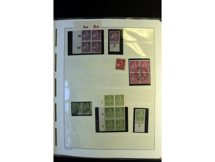 1917/23, Inflation: postfrische, ungebrauchte und gestempelte Sammlung mit vielen guten Werten und besseren Farben, dabei Mi.