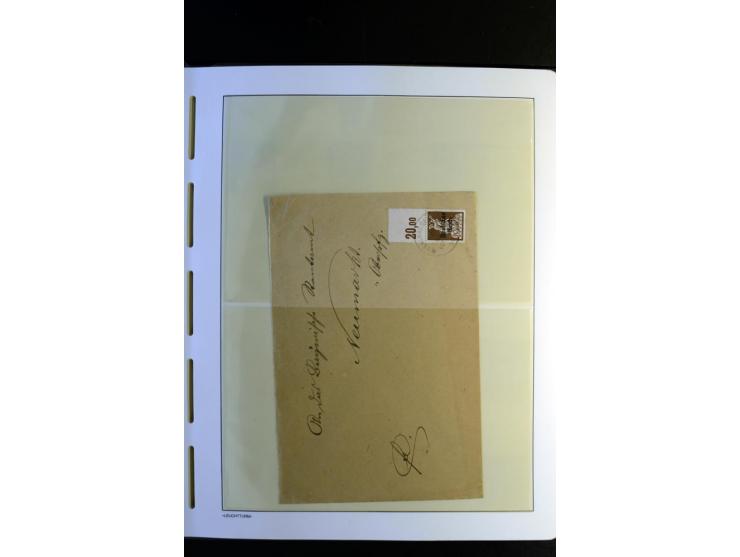 1917/23, Inflation: postfrische, ungebrauchte und gestempelte Sammlung mit vielen guten Werten und besseren Farben, dabei Mi.