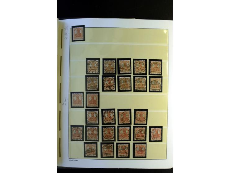 1917/23, Inflation: postfrische, ungebrauchte und gestempelte Sammlung mit vielen guten Werten und besseren Farben, dabei Mi.