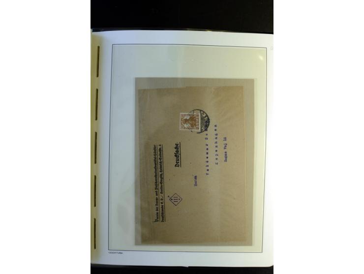 1917/23, Inflation: postfrische, ungebrauchte und gestempelte Sammlung mit vielen guten Werten und besseren Farben, dabei Mi.