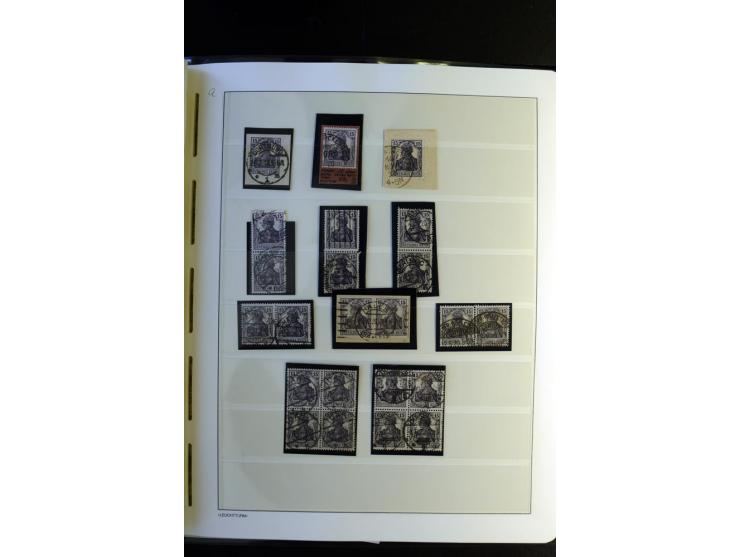 1917/23, Inflation: postfrische, ungebrauchte und gestempelte Sammlung mit vielen guten Werten und besseren Farben, dabei Mi.