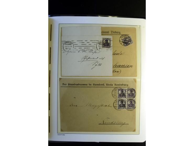 1917/23, Inflation: postfrische, ungebrauchte und gestempelte Sammlung mit vielen guten Werten und besseren Farben, dabei Mi.