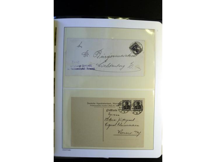 1917/23, Inflation: postfrische, ungebrauchte und gestempelte Sammlung mit vielen guten Werten und besseren Farben, dabei Mi.
