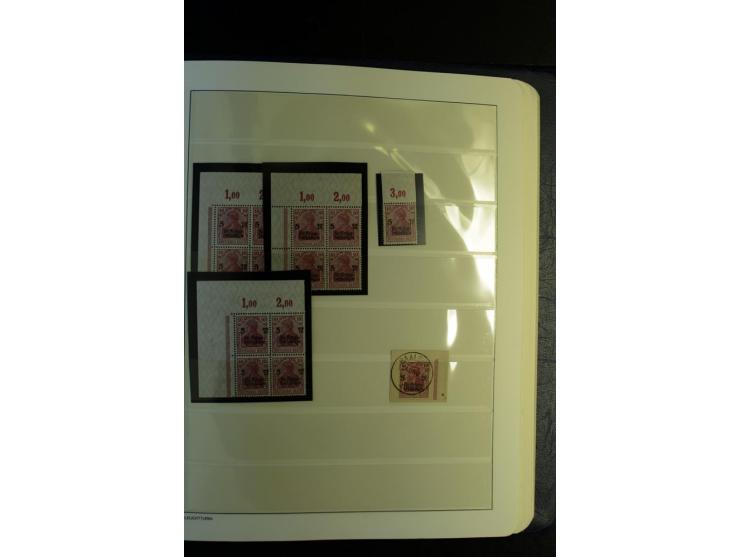 1917/23, Inflation: postfrische, ungebrauchte und gestempelte Sammlung mit vielen guten Werten und besseren Farben, dabei Mi.