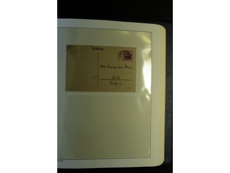 1917/23, Inflation: postfrische, ungebrauchte und gestempelte Sammlung mit vielen guten Werten und besseren Farben, dabei Mi.