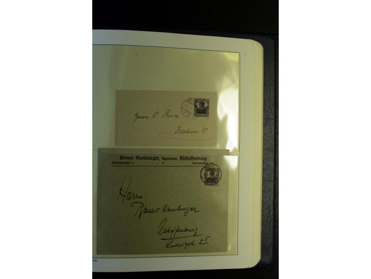1917/23, Inflation: postfrische, ungebrauchte und gestempelte Sammlung mit vielen guten Werten und besseren Farben, dabei Mi.