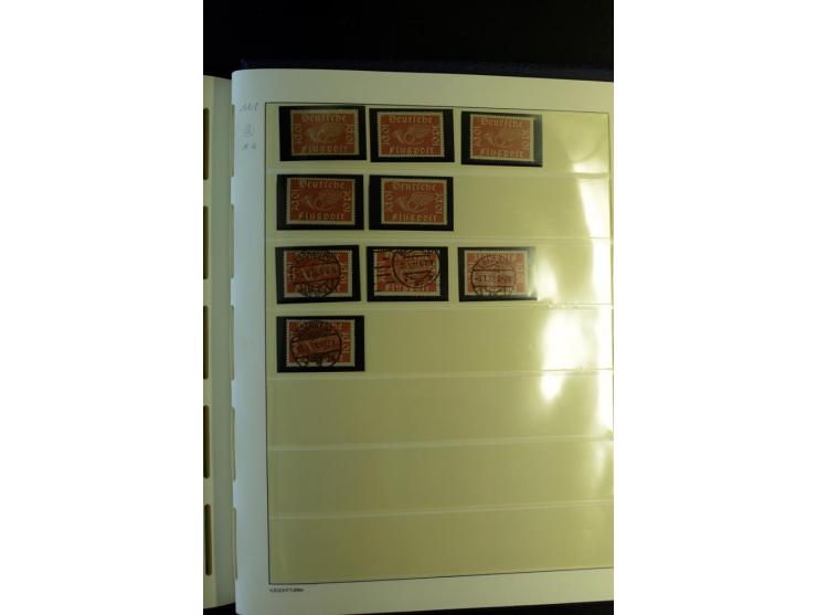 1917/23, Inflation: postfrische, ungebrauchte und gestempelte Sammlung mit vielen guten Werten und besseren Farben, dabei Mi.