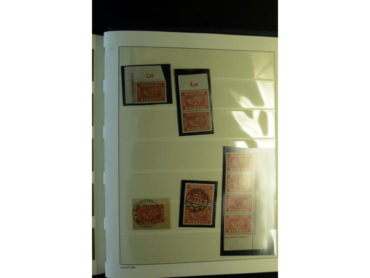 1917/23, Inflation: postfrische, ungebrauchte und gestempelte Sammlung mit vielen guten Werten und besseren Farben, dabei Mi.
