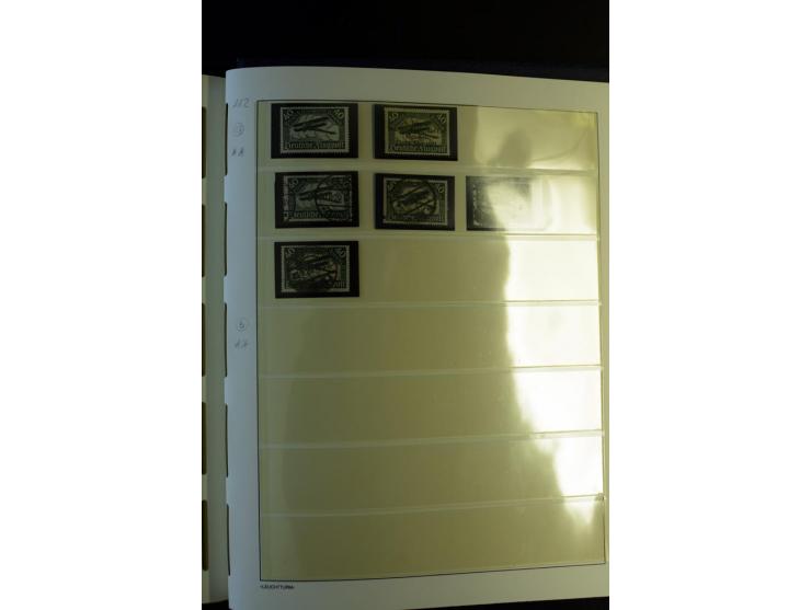 1917/23, Inflation: postfrische, ungebrauchte und gestempelte Sammlung mit vielen guten Werten und besseren Farben, dabei Mi.