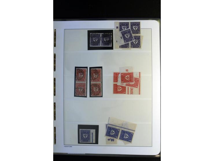 1917/23, Inflation: postfrische, ungebrauchte und gestempelte Sammlung mit vielen guten Werten und besseren Farben, dabei Mi.