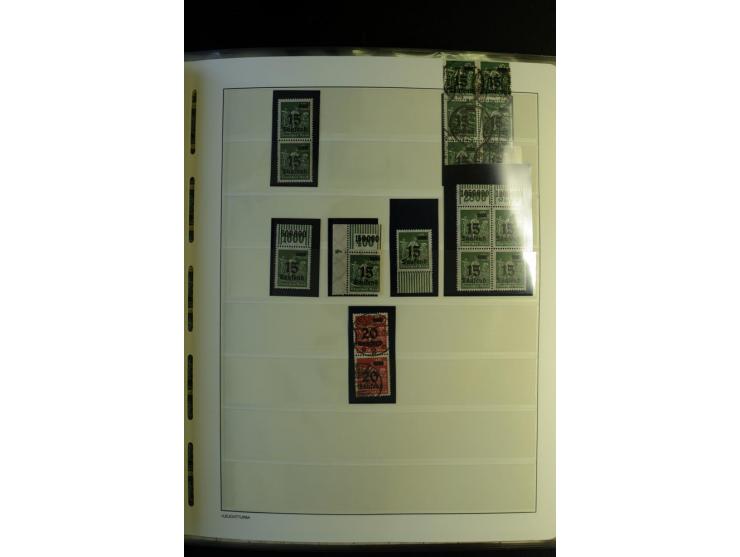 1917/23, Inflation: postfrische, ungebrauchte und gestempelte Sammlung mit vielen guten Werten und besseren Farben, dabei Mi.