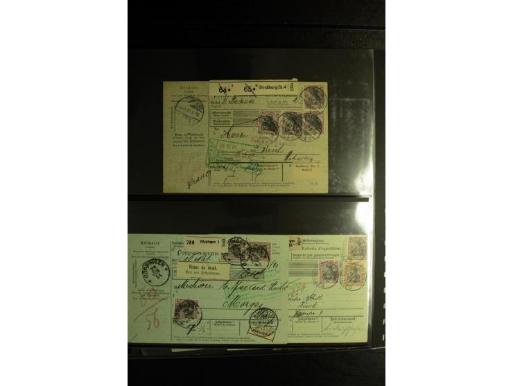 1900/1918, umfangreiche Sammlung mit über 400 Briefen und Karten, dabei viele Einzel- und Mehrfachfrankaturen, R-Briefe, Misc