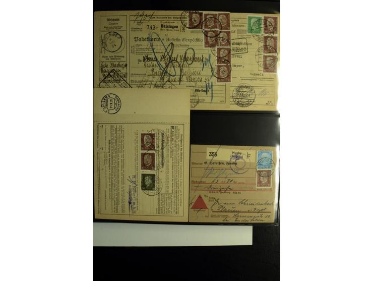 1923/1932, umfangreiche Sammlung mit einigen hundert Briefen und Karten mit vielen besseren Einzel- und Mehrfachfrankaturen, 