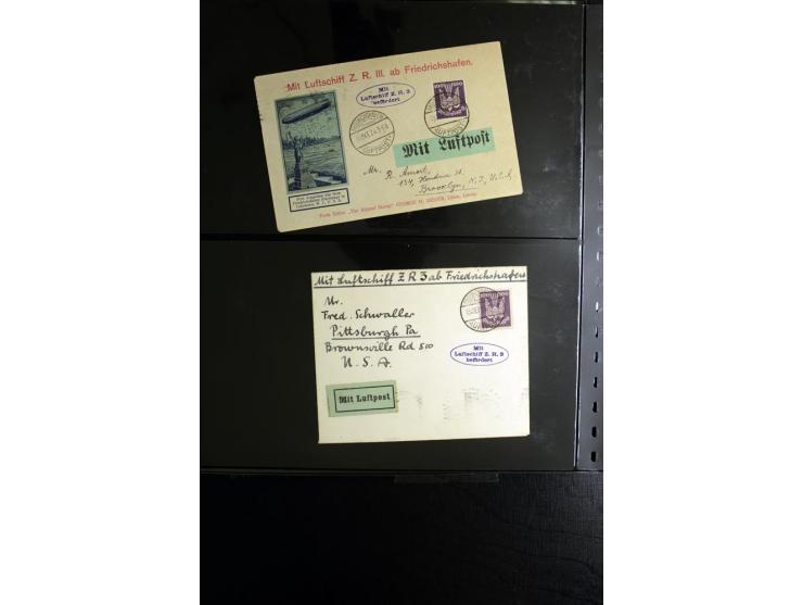 1923/1932, umfangreiche Sammlung mit einigen hundert Briefen und Karten mit vielen besseren Einzel- und Mehrfachfrankaturen, 