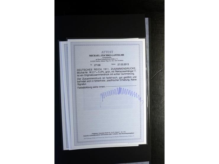  1910/41, postfrische, ungebrauchte und gestempelte Sammlung mit vielen guten Kombinationen wie Mi.-Nr. S1.4, S1-8, W1.1, W2.