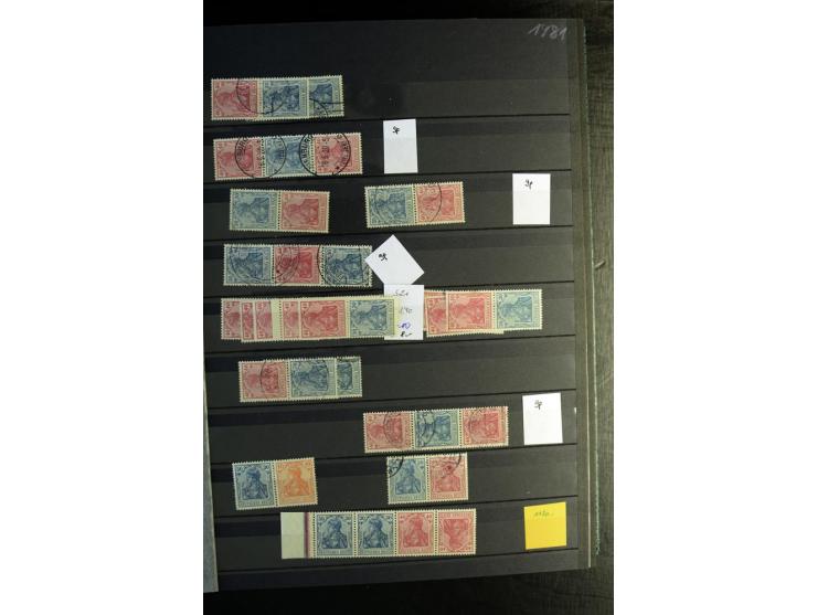  1910/41, postfrische, ungebrauchte und gestempelte Sammlung mit vielen guten Kombinationen wie Mi.-Nr. S1.4, S1-8, W1.1, W2.