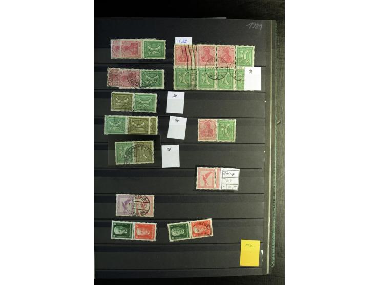  1910/41, postfrische, ungebrauchte und gestempelte Sammlung mit vielen guten Kombinationen wie Mi.-Nr. S1.4, S1-8, W1.1, W2.