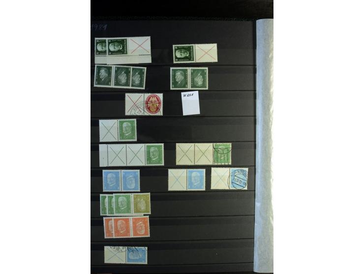  1910/41, postfrische, ungebrauchte und gestempelte Sammlung mit vielen guten Kombinationen wie Mi.-Nr. S1.4, S1-8, W1.1, W2.