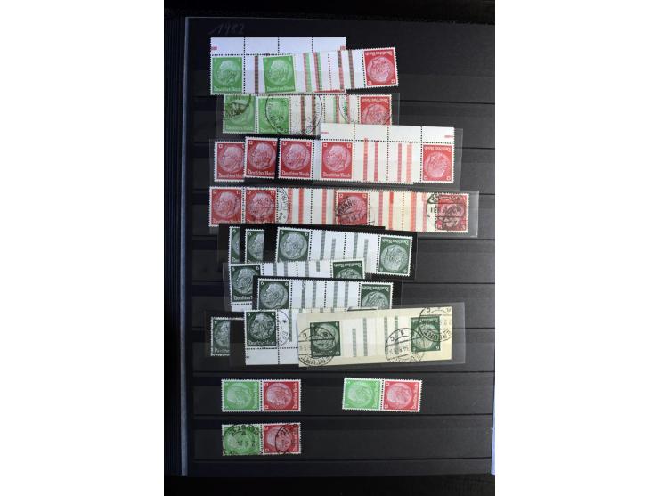  1910/41, postfrische, ungebrauchte und gestempelte Sammlung mit vielen guten Kombinationen wie Mi.-Nr. S1.4, S1-8, W1.1, W2.