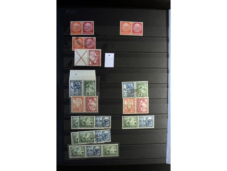  1910/41, postfrische, ungebrauchte und gestempelte Sammlung mit vielen guten Kombinationen wie Mi.-Nr. S1.4, S1-8, W1.1, W2.