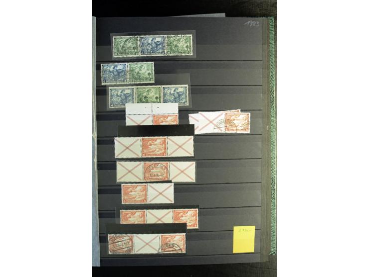  1910/41, postfrische, ungebrauchte und gestempelte Sammlung mit vielen guten Kombinationen wie Mi.-Nr. S1.4, S1-8, W1.1, W2.