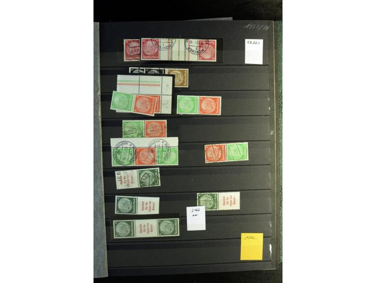  1910/41, postfrische, ungebrauchte und gestempelte Sammlung mit vielen guten Kombinationen wie Mi.-Nr. S1.4, S1-8, W1.1, W2.