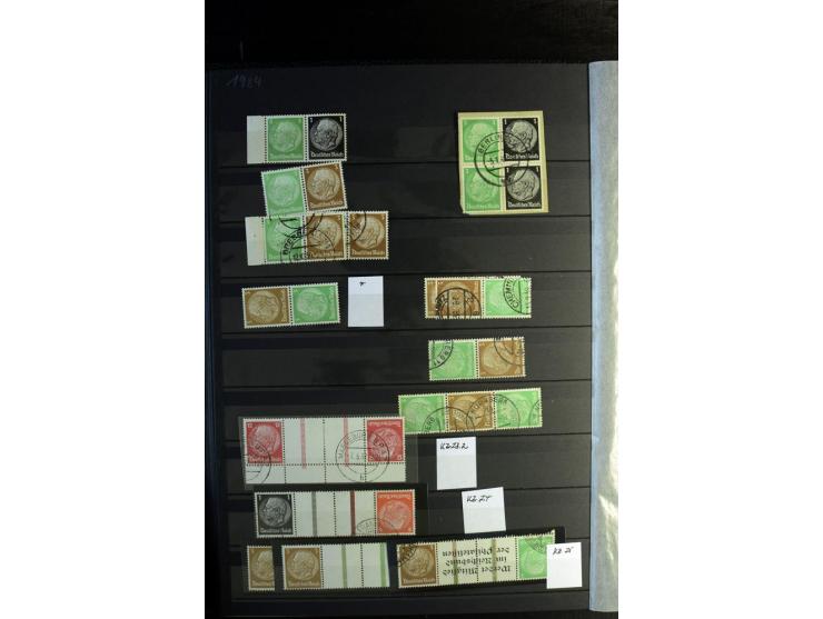  1910/41, postfrische, ungebrauchte und gestempelte Sammlung mit vielen guten Kombinationen wie Mi.-Nr. S1.4, S1-8, W1.1, W2.