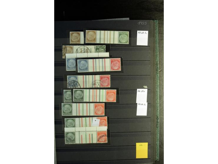  1910/41, postfrische, ungebrauchte und gestempelte Sammlung mit vielen guten Kombinationen wie Mi.-Nr. S1.4, S1-8, W1.1, W2.