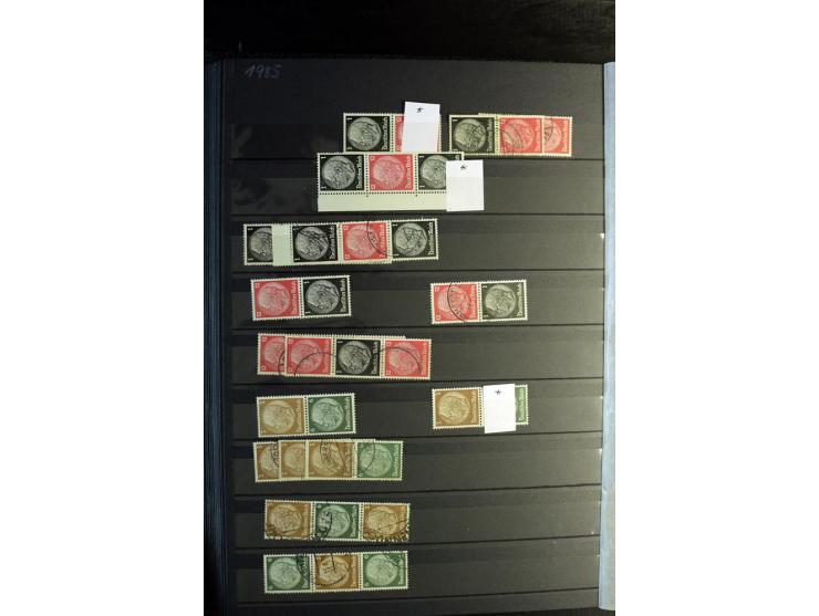  1910/41, postfrische, ungebrauchte und gestempelte Sammlung mit vielen guten Kombinationen wie Mi.-Nr. S1.4, S1-8, W1.1, W2.