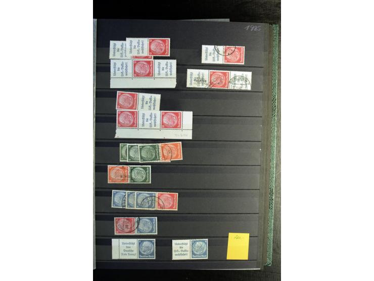  1910/41, postfrische, ungebrauchte und gestempelte Sammlung mit vielen guten Kombinationen wie Mi.-Nr. S1.4, S1-8, W1.1, W2.