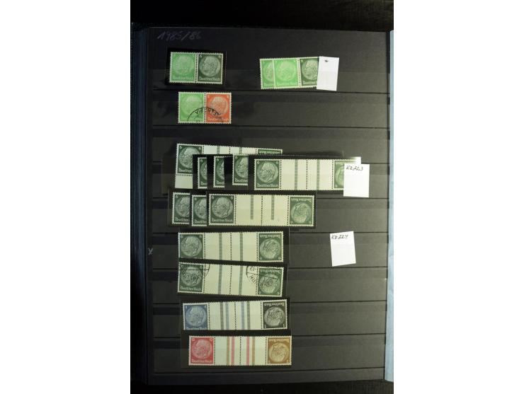  1910/41, postfrische, ungebrauchte und gestempelte Sammlung mit vielen guten Kombinationen wie Mi.-Nr. S1.4, S1-8, W1.1, W2.