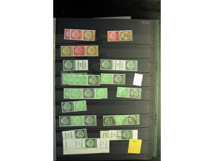  1910/41, postfrische, ungebrauchte und gestempelte Sammlung mit vielen guten Kombinationen wie Mi.-Nr. S1.4, S1-8, W1.1, W2.