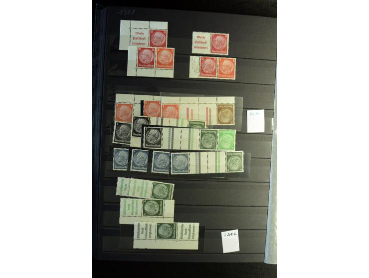  1910/41, postfrische, ungebrauchte und gestempelte Sammlung mit vielen guten Kombinationen wie Mi.-Nr. S1.4, S1-8, W1.1, W2.