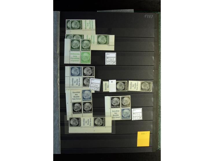  1910/41, postfrische, ungebrauchte und gestempelte Sammlung mit vielen guten Kombinationen wie Mi.-Nr. S1.4, S1-8, W1.1, W2.